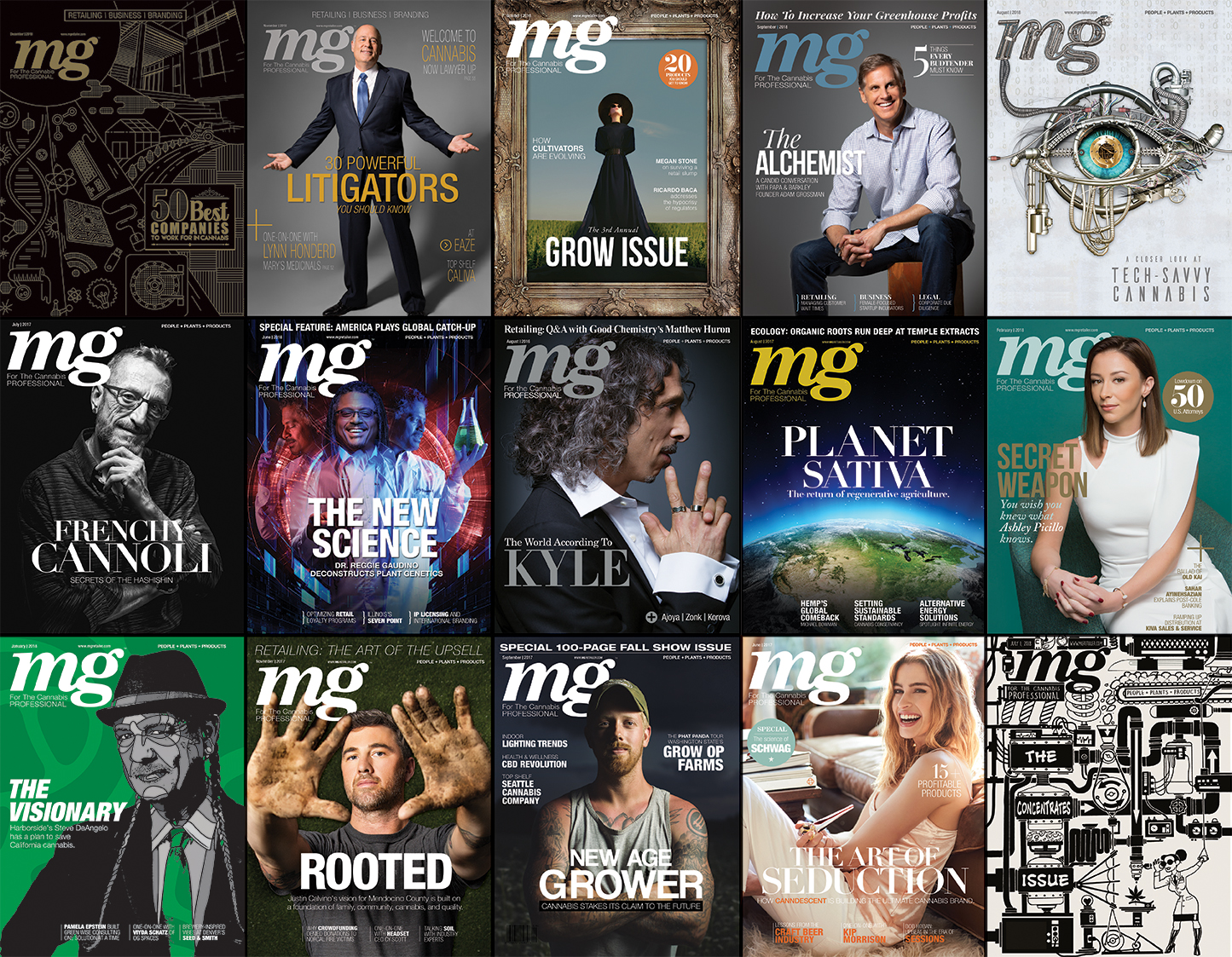 mg magazine covers 2018